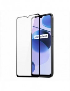Dux Ducis 9D härdat glas helskärm 9H härdat glas med ram Realme C35 svart (väskvänlig)