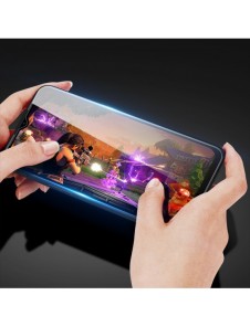 Dux Ducis 9D härdat glas helskärm 9H härdat glas med ram Realme C35 svart (väskvänlig)