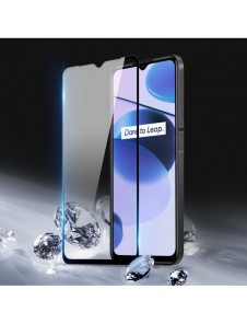 Dux Ducis 9D härdat glas helskärm 9H härdat glas med ram Realme C35 svart (väskvänlig)
