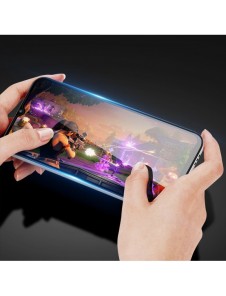 Dux Ducis 9D härdat glas Oppo A17 9H härdat glas med svart ram