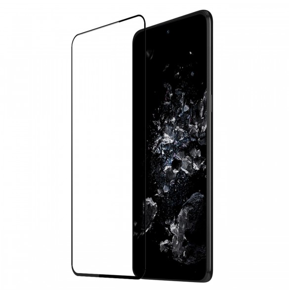 Dux Ducis 9D skärmskydd i härdat glas för OnePlus 10T / OnePlus Ace Pro 9H med svart ram