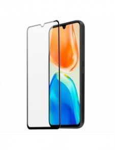 Dux Ducis 9D härdat glas Vivo X80 Lite / V25 helskärm med ram svart (väskvänlig)