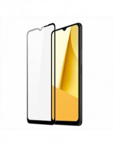 Dux Ducis 9D Tempered Glass Vivo Y16 / Y02s helskärm med ram svart (fodralvänlig)