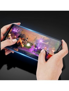 Dux Ducis 9D Tempered Glass Vivo Y16 / Y02s helskärm med ram svart (fodralvänlig)