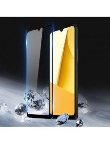 Dux Ducis 9D Tempered Glass Vivo Y16 / Y02s helskärm med ram svart (fodralvänlig)