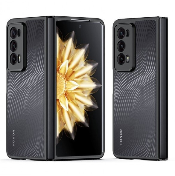 Dux Ducis Aimo pansarfodral till Honor Magic V2 - svart