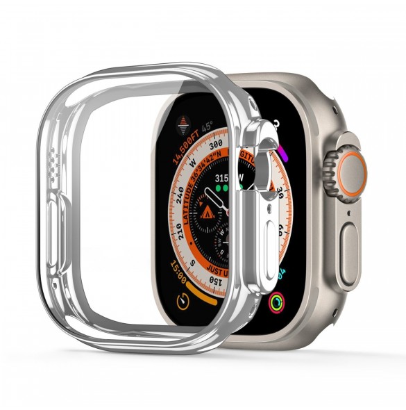 Dux Ducis Apple Watch Ultra fodral ensam 49 mm flexibel smartwatch-fodral silver