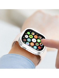 Dux Ducis Apple Watch Ultra fodral ensam 49 mm flexibel smartwatch-fodral silver