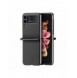 Dux Ducis Bril fodral till Samsung Galaxy Z Flip 3 skal tillverkat av ekologiskt läder svart