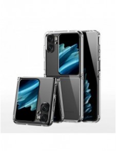 Dux Ducis Clin Fodral för Oppo Find N2 Flip Armor Fodral Bakstycke Transparent