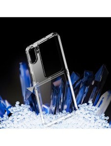 Dux Ducis Clin Fodral för Oppo Find N2 Flip Armor Fodral Bakstycke Transparent