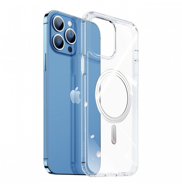 Dux Ducis Clin magnetfodral för iPhone 13 Pro Max Kompatibel med MagSafe transparent