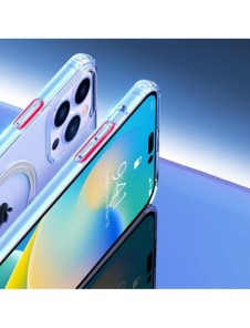 Dux Ducis Clin magnetfodral för iPhone 14 Pro Max Kompatibel med MagSafe transparent