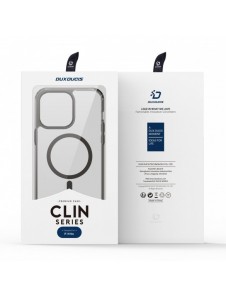 Dux Ducis Clin2 fodral för iPhone 14 Plus magnetiskt skal MagSafe grå