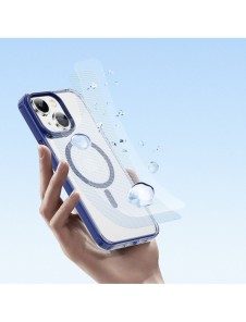 Dux Ducis Clin2 fodral för iPhone 14 Plus magnetiskt MagSafe skal blå