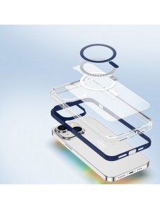 Dux Ducis Clin2 fodral för iPhone 14 Plus magnetiskt MagSafe skal blå