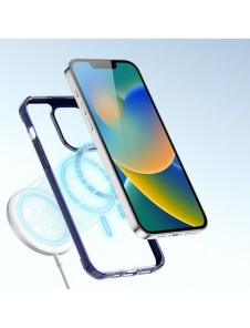 Dux Ducis Clin2 fodral för iPhone 14 Plus magnetiskt MagSafe skal blå