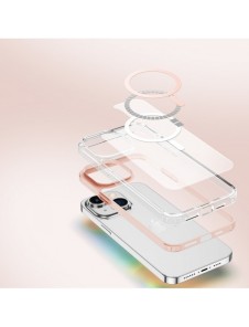 Dux Ducis Clin2 fodral för iPhone 14 Plus magnetiskt MagSafe skal rosa