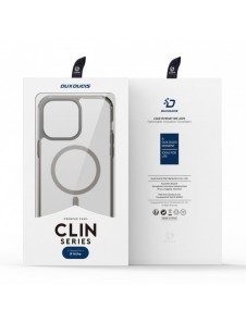 Dux Ducis Clin2 fodral till iPhone 14 Pro magnetiskt skal MagSafe grå