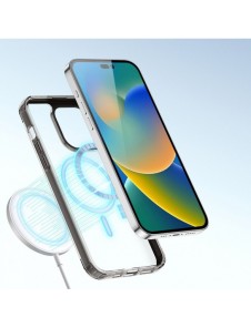 Dux Ducis Clin2 fodral till iPhone 14 Pro magnetiskt skal MagSafe grå