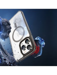 Dux Ducis Clin2 fodral till iPhone 14 Pro magnetiskt skal MagSafe grå