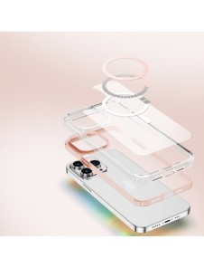 Dux Ducis Clin2 fodral till iPhone 14 Pro magnetiskt MagSafe skal rosa