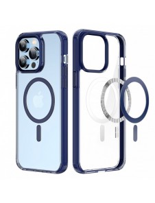 Dux Ducis Clin2 fodral iPhone 14 Pro Max Magnetic MagSafe fodral blå