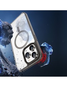 Dux Ducis Clin2 fodral iPhone 14 Pro Max Magnetic MagSafe fodral grå