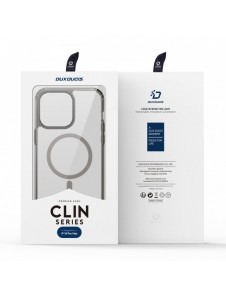 Dux Ducis Clin2 fodral iPhone 14 Pro Max Magnetic MagSafe fodral grå