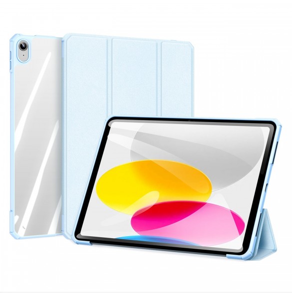Dux Ducis Copa fodral för iPad 10,9'' 2022 (10 gen.) smart skalställ blå