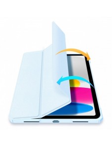 Dux Ducis Copa fodral för iPad 10,9'' 2022 (10 gen.) smart skalställ blå