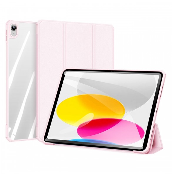 Dux Ducis Copa-fodral för iPad 10,9'' 2022 (10 gen.) smart skalställ rosa