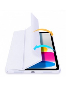 Dux Ducis Copa fodral för iPad 10,9'' 2022 (10 gen.) smart skalställ lila