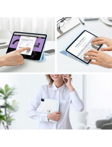 Dux Ducis Copa fodral för iPad Pro 11'' 2020 / iPad Pro 11'' 2018 / iPad Pro 11'' 2021 smart skal med stativ blå