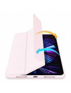 Dux Ducis Copa fodral för iPad Pro 11'' 2020 / iPad Pro 11'' 2018 / iPad Pro 11'' 2021 smart skal med stativ rosa