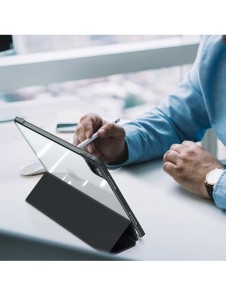 Dux Ducis Copa fodral för iPad Pro 11'' 2020 / iPad Pro 11'' 2018 / iPad Pro 11'' 2021 smart skal med stativ rosa