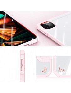 Dux Ducis Copa-fodral för iPad Pro 12,9'' 2021/2020/2018 smart skal med stativ rosa