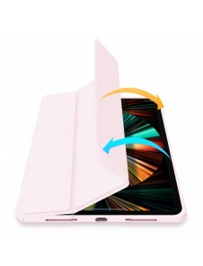 Dux Ducis Copa-fodral för iPad Pro 12,9'' 2021/2020/2018 smart skal med stativ rosa