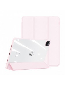 Dux Ducis Copa-fodral för iPad Pro 12,9'' 2021/2020/2018 smart skal med stativ rosa