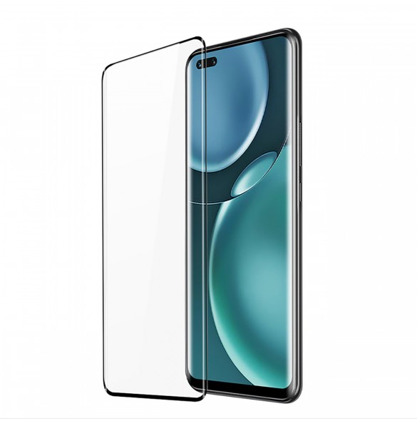 Dux Ducis Curved Glass Härdat glas för Honor Magic4 Pro med svart ram