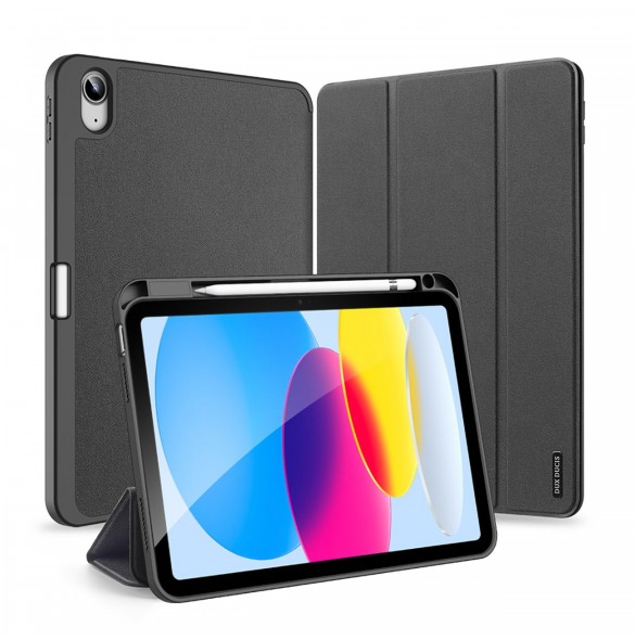 Dux Ducis Domo fodral iPad 10,9'' 2022 (10 gen.) smart skalställ svart