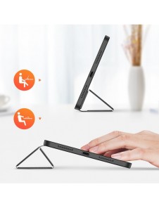 Dux Ducis Domo fodral iPad 10,9'' 2022 (10 gen.) smart skalställ svart