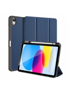 Dux Ducis Domo fodral iPad 10,9'' 2022 (10 gen.) smart skalställ blå
