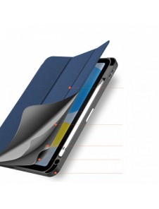 Dux Ducis Domo fodral iPad 10,9'' 2022 (10 gen.) smart skalställ blå