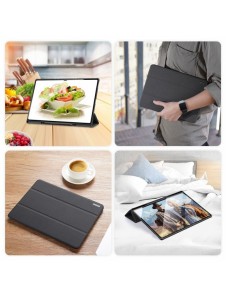 Dux Ducis Domo vikbart skal till surfplatta med Smart Sleep-funktion Samsung Galaxy Tab S8 Ultra ställ svart