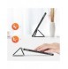 Dux Ducis Domo vikbara tablettfodral med Smart Sleep-funktion Oppo Pad svart