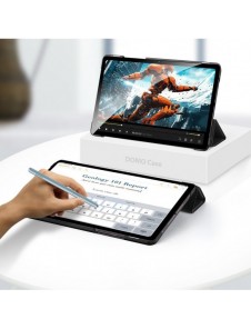 Dux Ducis Domo Foldable Cover Tablettfodral med Smart Sleep Funktion Stativ för Samsung Galaxy Tab A7 10,4'' 2020 Blå