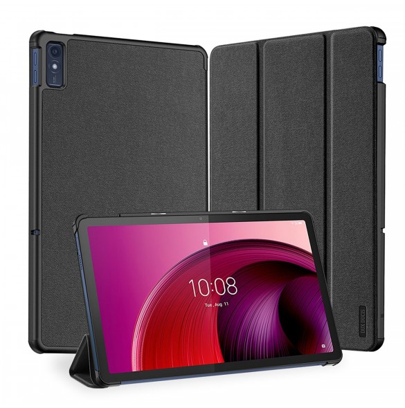 Dux Ducis Domo smart sovfodral till Lenovo Tab M10 10,6'' surfplatta - svart