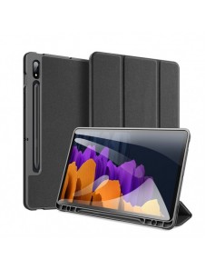 DUX DUCIS Domo surfplatta med flervinklat stativ och smart sömnfunktion för Samsung Galaxy Tab S7 11'' svart