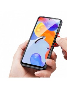 Dux Ducis Fino fodral täckt med nylonmaterial för Xiaomi Redmi Note 11 Pro 5G / 11 Pro blå